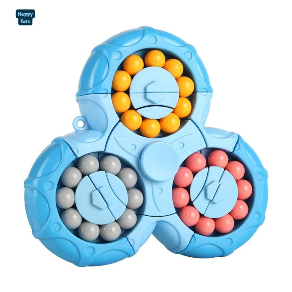 Magic Beans Rotating Puzzle Toy for Kids | Double-Sided Fidget Brain Game | Improves Focus & Logical Thinking