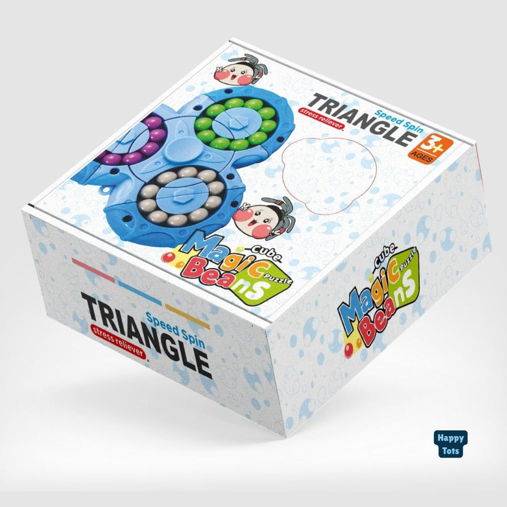 Magic Beans Rotating Puzzle Toy for Kids | Double-Sided Fidget Brain Game | Improves Focus & Logical Thinking
