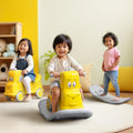 3 in 1 Rock n Rider | Toy Car for Kids | Rider, Rocker and Balance Board, All in One | Yellow